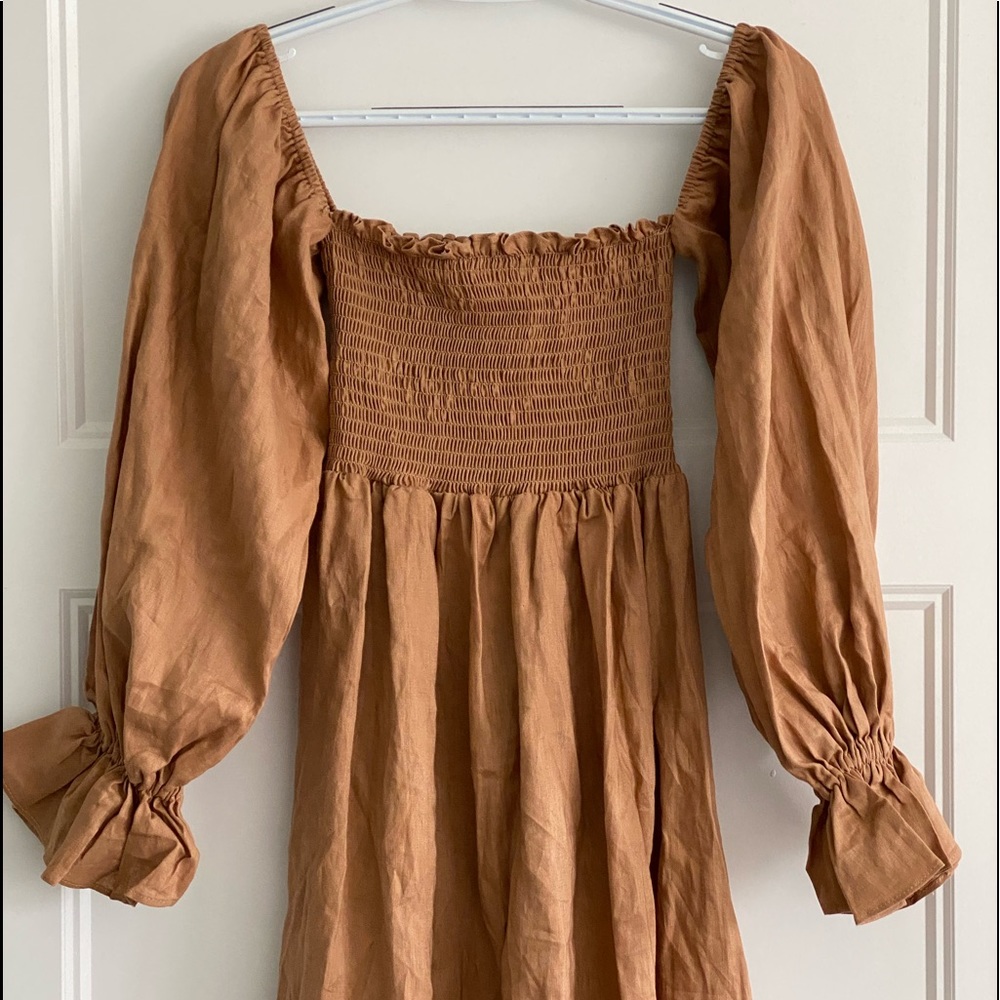 Petal + Pup Tan Gabriella Dress